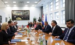 TBMM Başkanı Kurtulmuş, Hırvatistan Meclis Başkanı Jandrokovic ile bir araya geldi