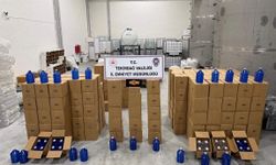 Tekirdağ'da 17 bin 815 litre etil alkol ele geçirildi