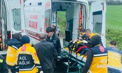 Tekirdağ'da takla atan otomobilde 3 kişi yaralandı