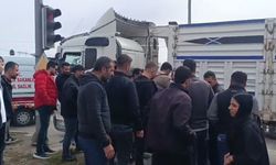 TIR'ın çarptığı kadın ağır yaralandı