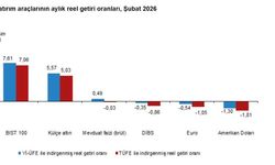 TÜİK: Aylık en yüksek reel getiri BIST 100 endeksinde oldu