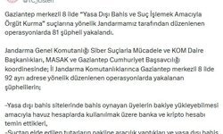 8 ilde 'yasa dışı bahis' ve 'suç örgütü' operasyonu: 81 gözaltı