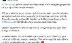 AK Parti'li Acar: 27 Nisan 2007 kimin vesayetin gölgesinde saf tuttuğunun en berrak aynasıdır
