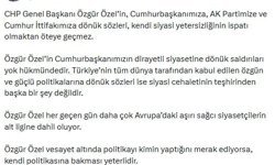 AK Parti'li Çelik: Özgür Özel'in, Cumhurbaşkanımızın dirayetli siyasetine dönük saldırıları yok hükmündedir