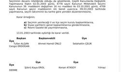 AK Parti'li Yazıcı, YSK kararını paylaşarak 'Ara seçim' tartışmalarına yanıt verdi