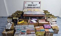 Ankara'da 9,4 milyon lira değerinde kaçak malzeme ele geçirildi
