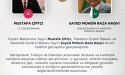 Bakan Çiftçi, Pakistanlı mevkidaşı Naqvi ile görüştü