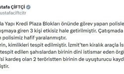 Bakan Çiftçi: Polislerimizle silahlı çatışmaya giren 3 kişi etkisiz hale getirildi