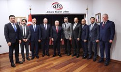 Bakan Güler, ATO'yu ziyaret etti