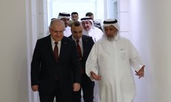 Bakan Güler, Katar Evkaf ve Şeriye Bakanı Al Ghanem ile görüştü