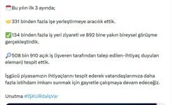 Bakan Işıkhan: Yılın ilk 3 ayında 331 binden fazla işe yerleştirmeye aracılık ettik