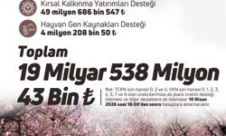Bakan Yumaklı: 19,5 milyar TL destek ödemesini çiftçilerimizin hesaplarına aktarıyoruz