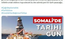 Bakanlık: Çağrı Bey gemimizi Mogadişu Limanı'nda karşılıyoruz