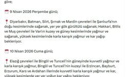 Bakanlıktan 'sağanak' ve 'kar' uyarısı