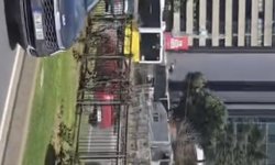 Beşiktaş'ta kurşun isabet eden İETT otobüsünde yolcular panik yaşadı