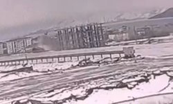 Bitlis'te otomobilin takla attığı kaza kamerada