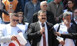 Buca Belediyesi'ndeki memurların eylemi sürüyor