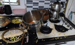 Bursa'da düdüklü tencere patladı: 1 yaralı