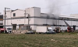 Bursa'da mobilya fabrikası yangını