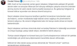 Cevdet Yılmaz: Geçici ateşkesi memnuniyetle karşılıyoruz