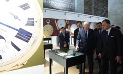 Cumhurbaşkanı Erdoğan 'Muhteşem Cep Saatleri Koleksiyonu' sergisini ziyaret etti