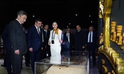 Cumhurbaşkanı Yardımcısı Yılmaz, Kazakistan'da müze ve yapay zeka merkezini ziyaret etti