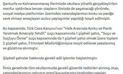 Denizli'de okul saldırılarıyla ilgili yanıltıcı paylaşımlar yapan 2 şüpheli gözaltına alındı