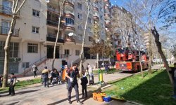 Diyarbakır'da 7 katlı apartmanda yangın; 5 kişi dumandan etkilendi