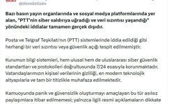 DMM: PTT sistemlerinde herhangi bir veri sızıntısı tespit edilmedi