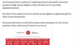 DMM: Uçaklarla kimyasal püskürtme yapıldığı iddiası dezenformasyondur