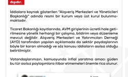 DMM'den 'AVM girişleri ücretli olacak' iddialarına ilişkin açıklama