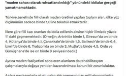 DMM'den 'maden sahası' iddialarına ilişkin açıklama