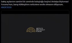 Emine Erdoğan'dan 5'inci Antalya Diplomasi Forumu'na ilişkin paylaşım