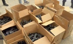 Eyüpsultan'da silah ticareti operasyonu: Kamyonette 1021 tabanca ele geçirildi