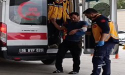 Freni boşalan TIR'ın virajda devrildiği kaza kamerada