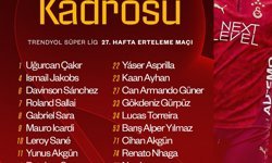 Galatasaray'ın Göztepe maçı kamp kadrosu açıklandı