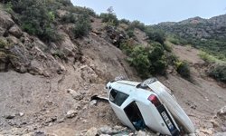 Gaziantep'te dereye düşen otomobilin sürücüsü yaralandı