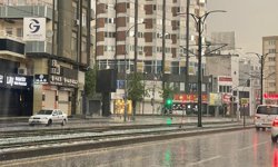 Gaziantep'te dolu yağışı etkili oldu