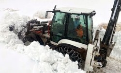 Iğdır'da nisan ayında karla mücadele