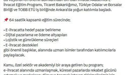 İhracat Akademisi E-İhracat Eğitim Programı başladı