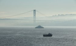 İstanbul Boğazı'nda sis etkili oluyor / Havadan görüntülerle