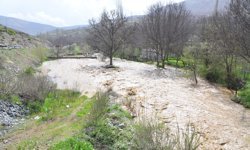 Kayseri'de sağanak sonrası sel