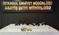 Küçükçekmece'de iş yerini kurşunlayıp 3 milyon dolar haraç isteyen 4 şüpheli yakalandı