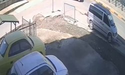 Motosiklet sürücüsünün öldüğü kaza kamerada