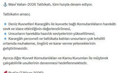 MSB: Mavi Vatan-2026 Tatbikatı tüm hızıyla devam ediyor