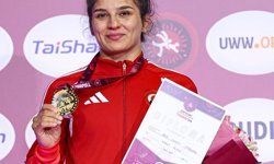Nesrin Baş'tan Avrupa Güreş Şampiyonası'nda altın madalya / Ek fotoğraflar