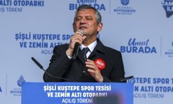 Özgür Özel, Şişli Kuştepe Spor Tesisi ve Zemin Altı Otoparkı Açılış Töreni'ne katıldı