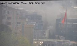 Pendik'te iş yerinde yangın -1