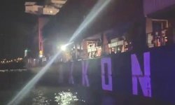 Sarıyer'de geminin karaya oturduğu anlar kamerada; iş kadının yalısı hasar aldı