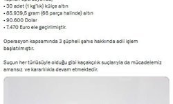 Şırnak'ta 590 milyon lira değerinde kaçak altın ve döviz ele geçirildi, 3 gözaltı